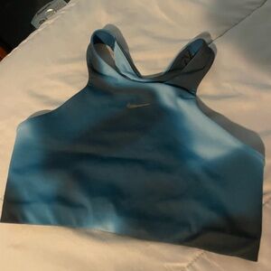 NIKE blue grey seamless sports bra, worn once great condition, size L